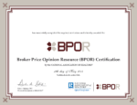 BPOR Certificate